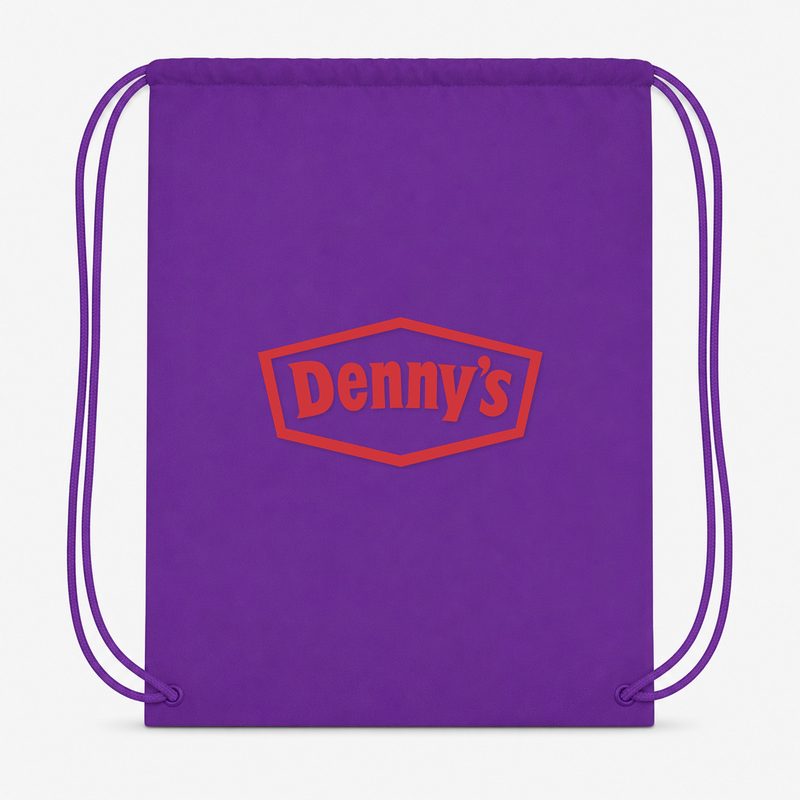 Dennys Drawstring Bag - Purple