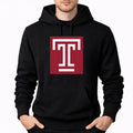 Men's Temple Owls Pullover Hoodie - Black