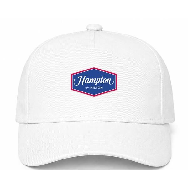 Hampton Logo White Dad Baseball Cap Hat