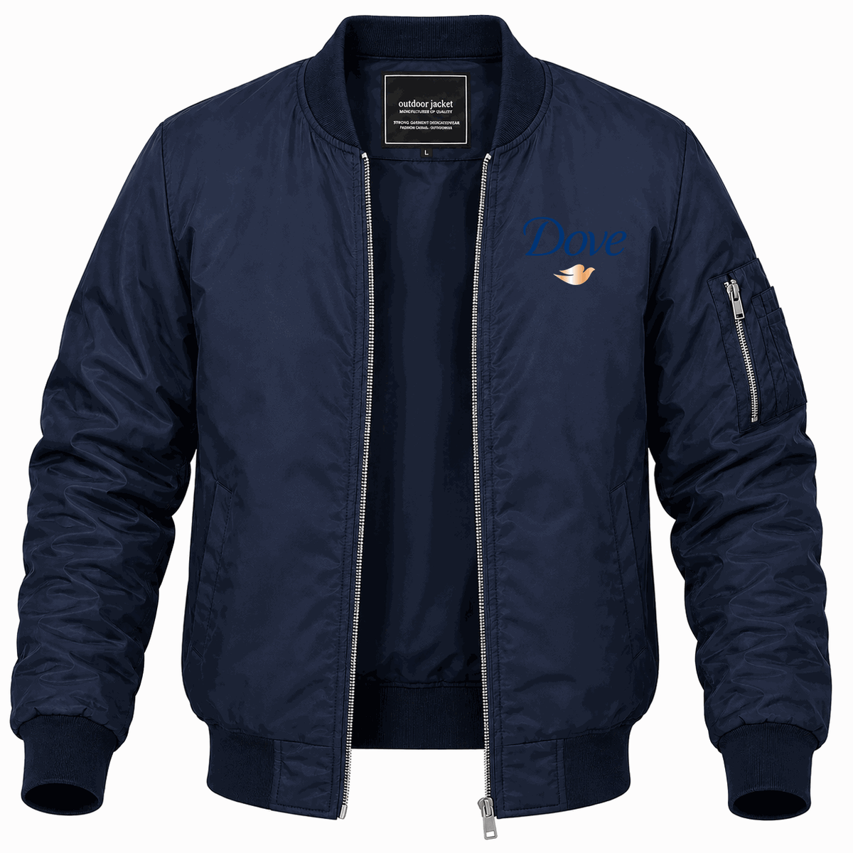 Men's Dove Lightweight Bomber Jacket - Navy