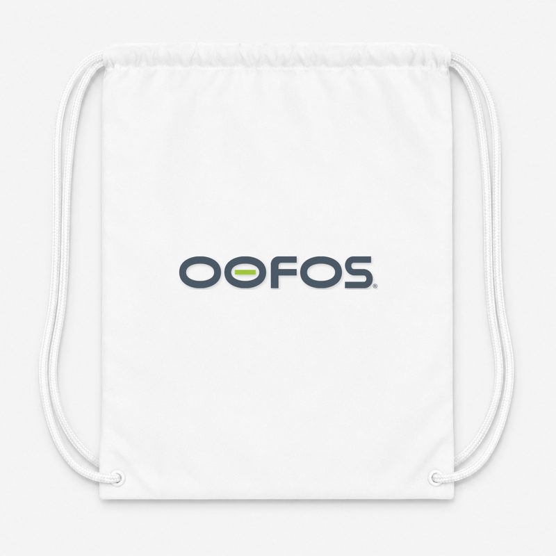 Oofos Drawstring Bag - White