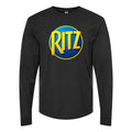 Men's Ritz-Mondelez-Logo-food-1536x864 Long sleeves Cotton Blend T-Shirt - Black