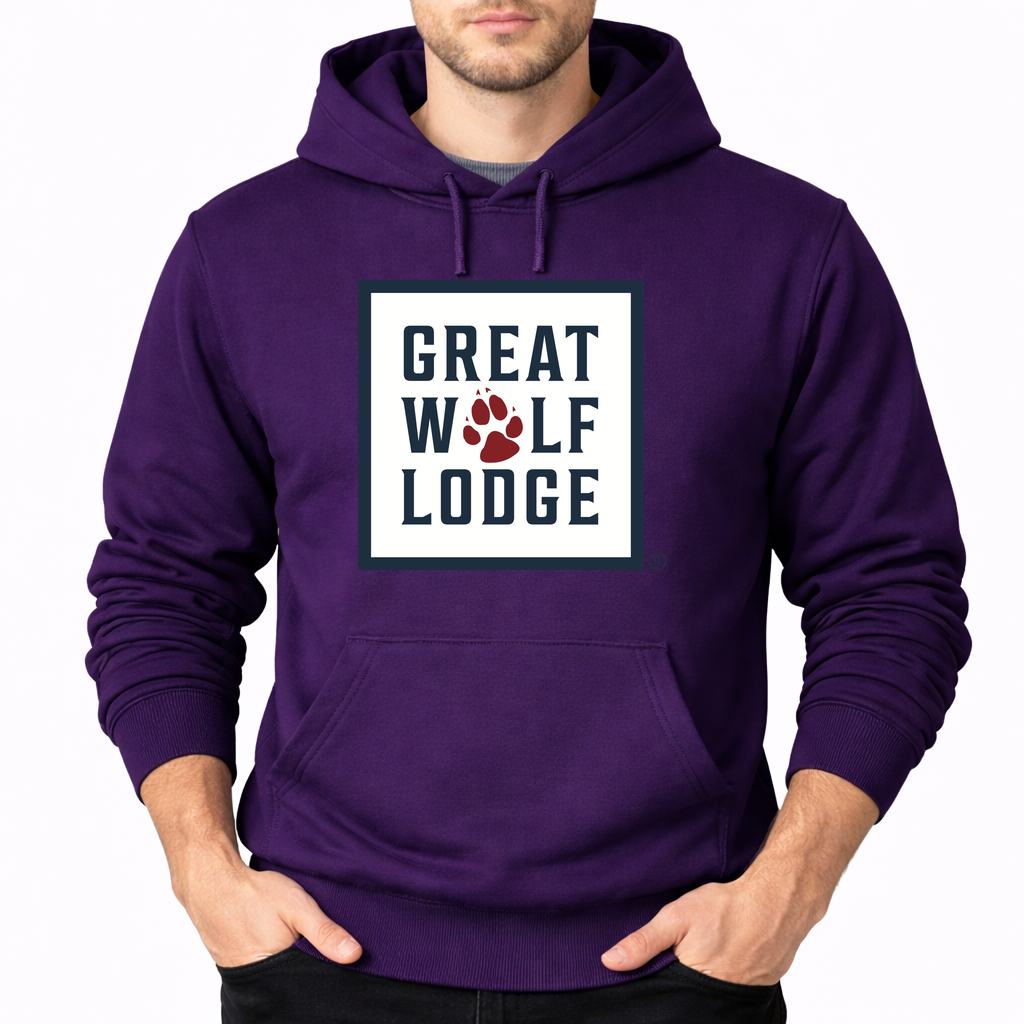 Men's Great Wolf Lodge Pullover Hoodie - Purple
