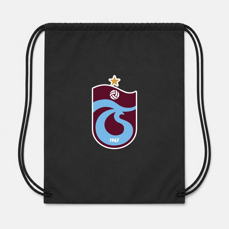 Trabzonspor Soccer Drawstring Bag - Black