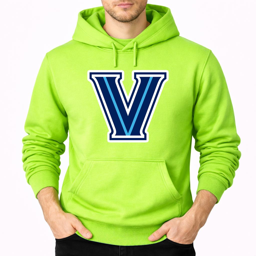 Men's Villanova Wildcats Pullover Hoodie - Lime green