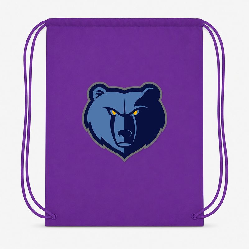 Memphis Grizzlies Drawstring Bag - Purple