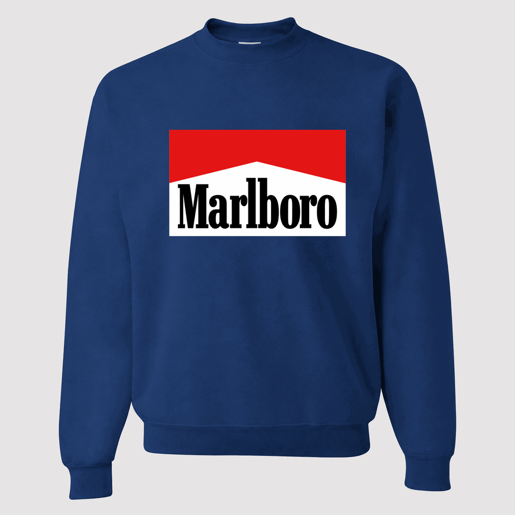 Men's Marlboro Crewneck Sweatshirt - Blue