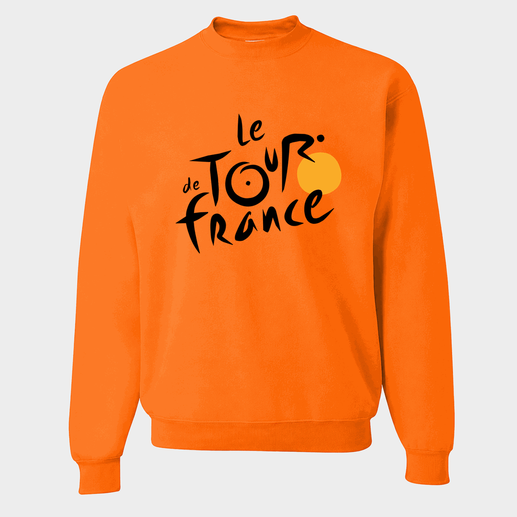 Men's Tour de France Logo Crewneck Sweatshirt - Orange