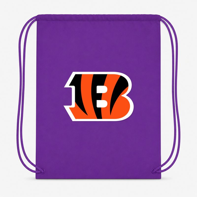 Cincinnati Bengals Drawstring Bag - Purple