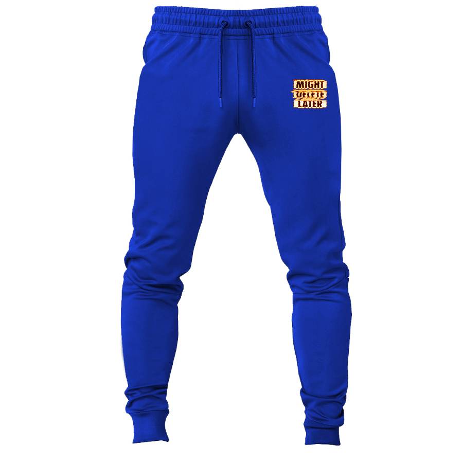 Might Delete Later joggers sweatpants - Royal Blue