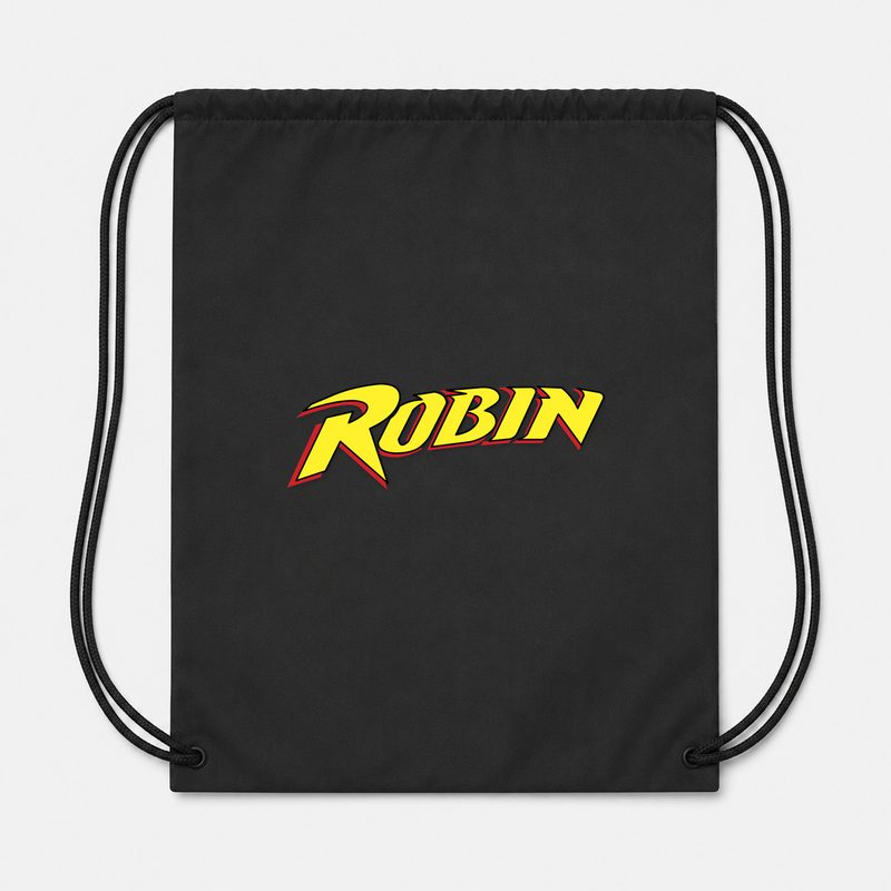 Robin Drawstring Bag - Black