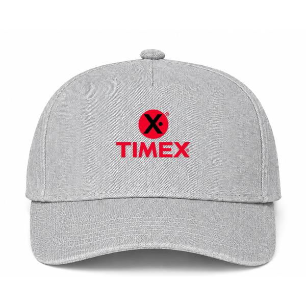 Timex Logo Gray Dad Baseball Cap Hat