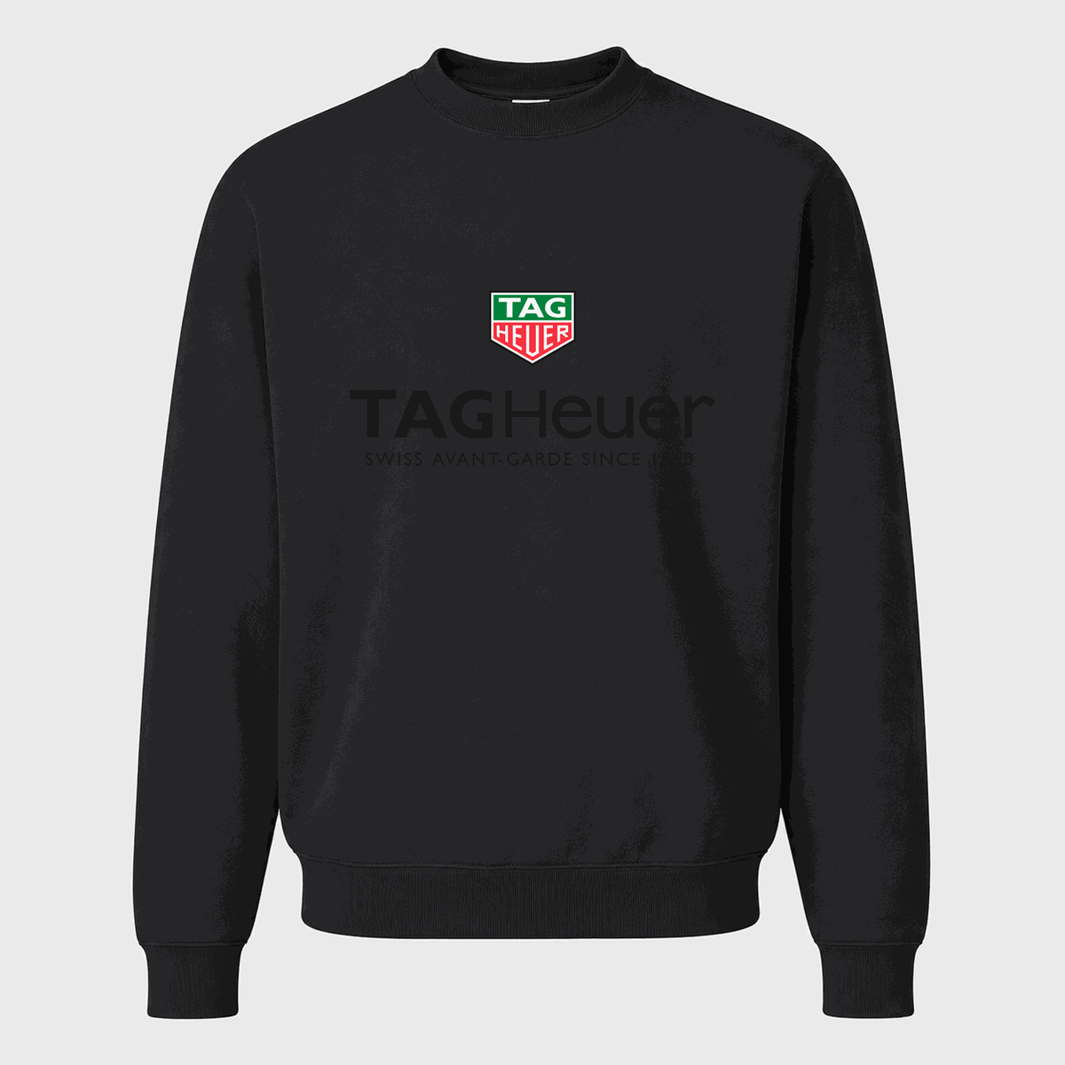 Men's TAG Heuer Crewneck Sweatshirt - Black