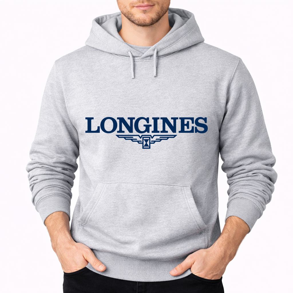 Men's Longines Pullover Hoodie - Gray