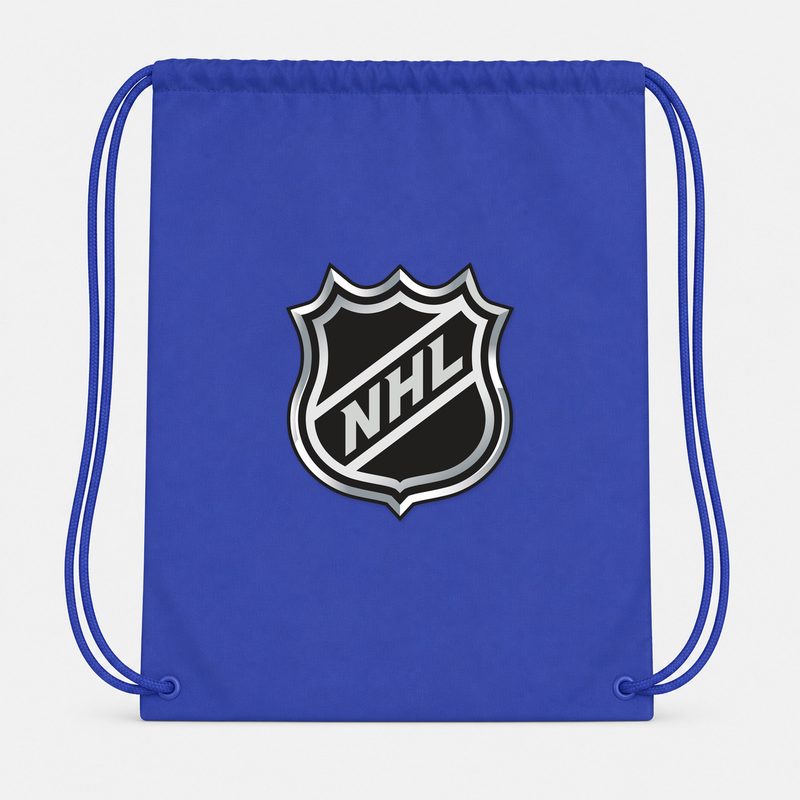 NHL Shield Drawstring Bag - Blue