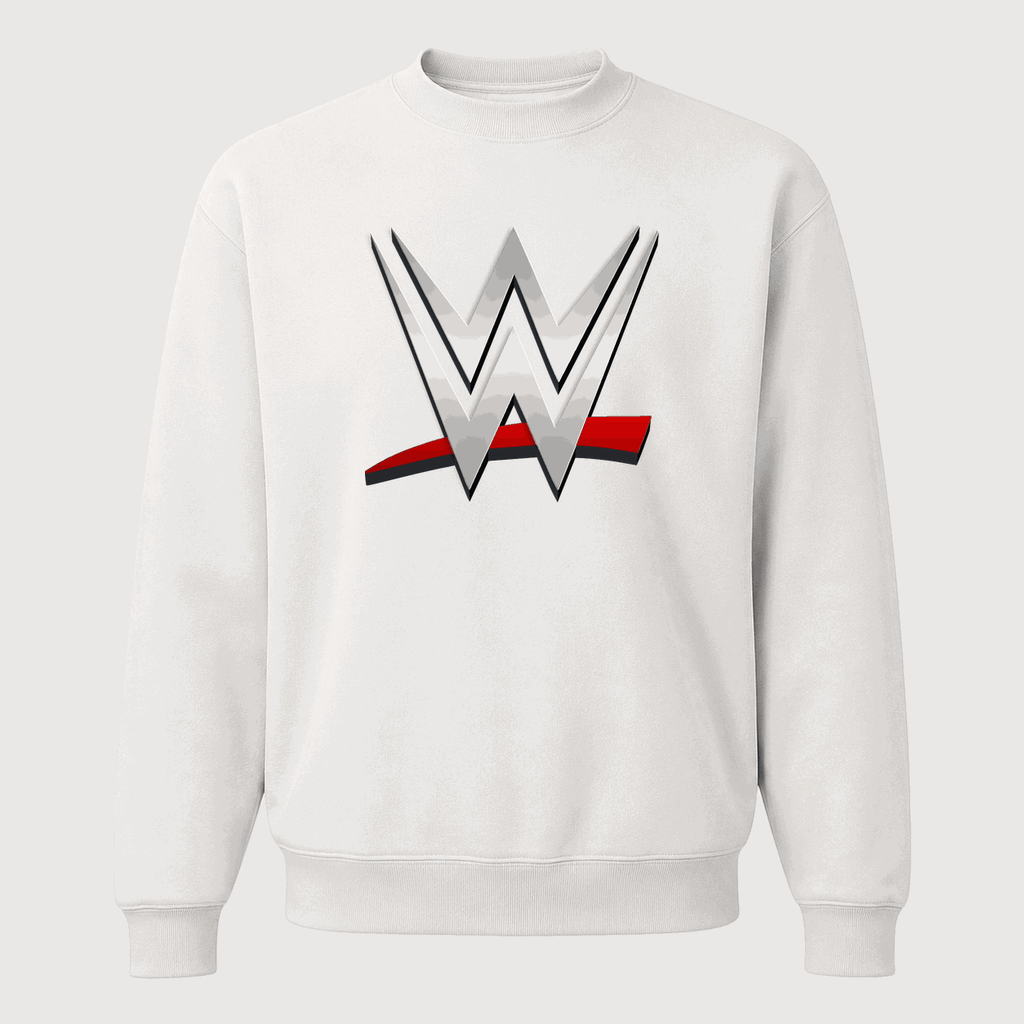 Men's WWE Crewneck Sweatshirt - White