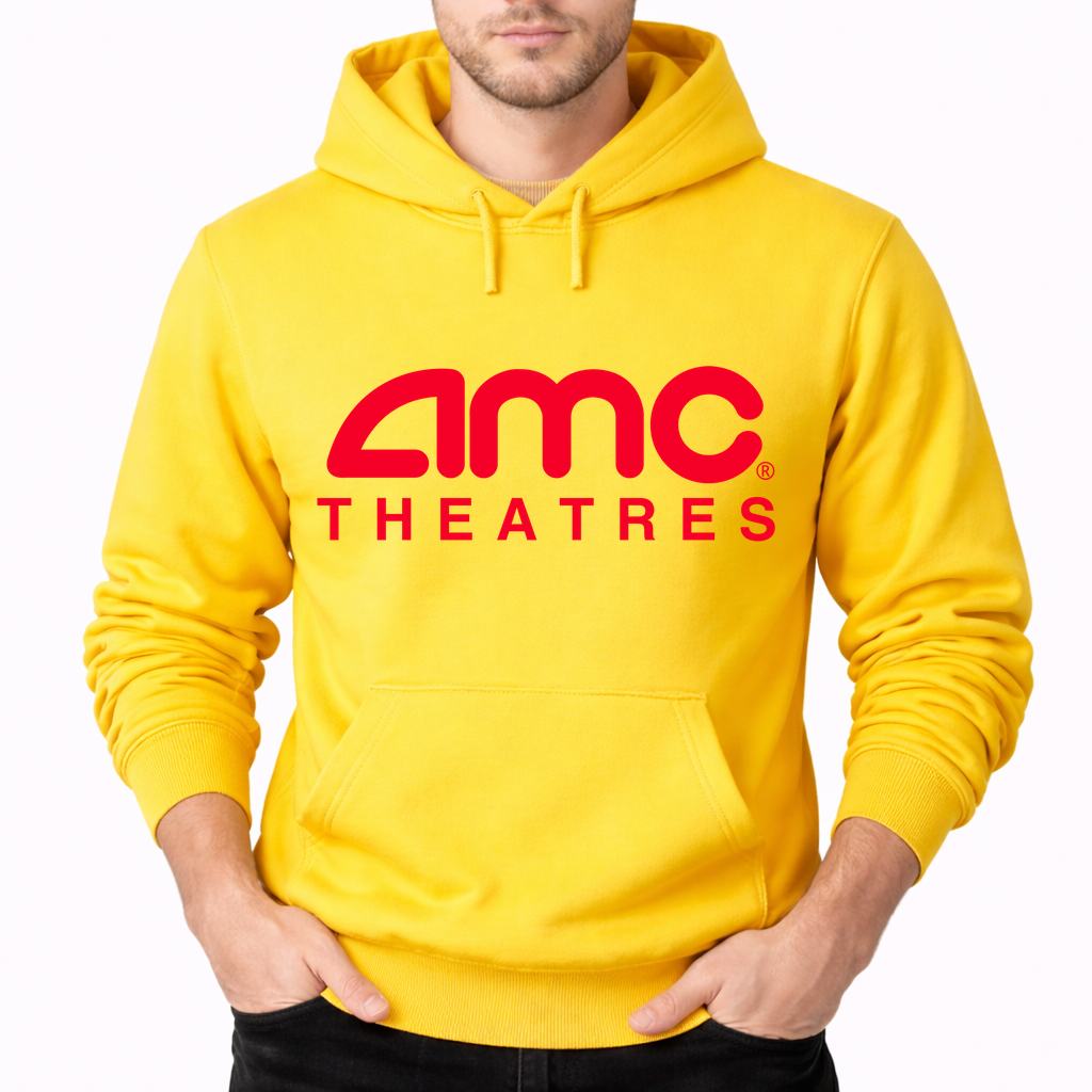 Men's AMC Theatres Pullover Hoodie - Yellow