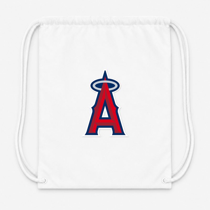 Los Angeles Angels Drawstring Bag - White
