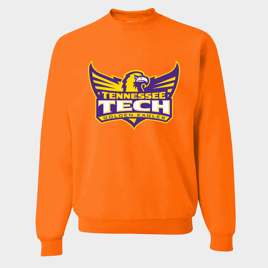 Men's Tennessee Tech Golden Eagles Crewneck Sweatshirt - Orange
