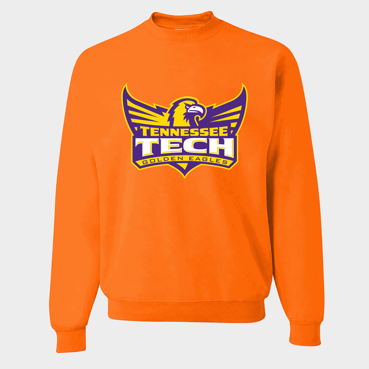 Men's Tennessee Tech Golden Eagles Crewneck Sweatshirt - Orange