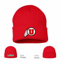 Utah Utes Red Beanie Hat