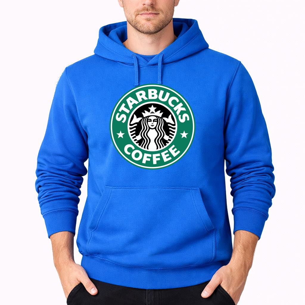Men's Starbucks Starbucks Pullover Hoodie - Azure