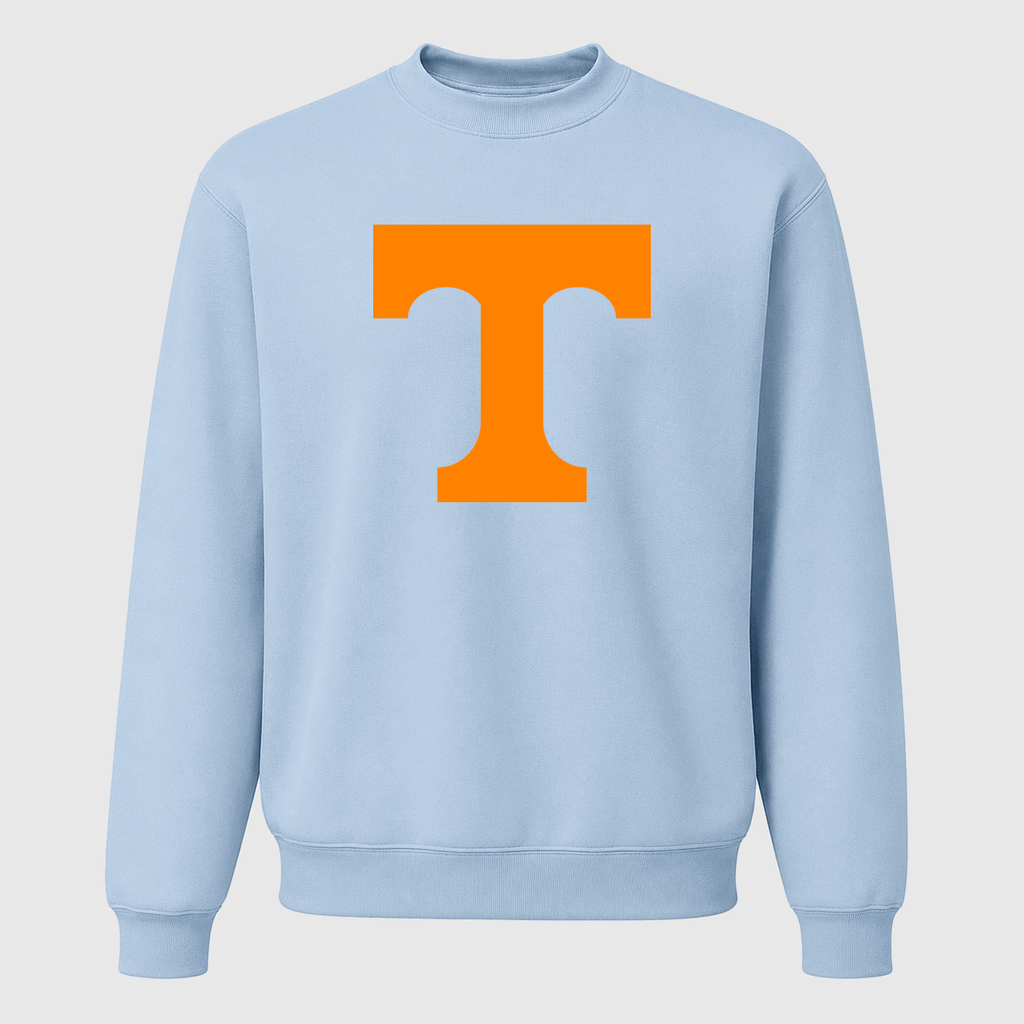 Men's Tennessee Volunteers Logo Crewneck Sweatshirt - Sky Blue