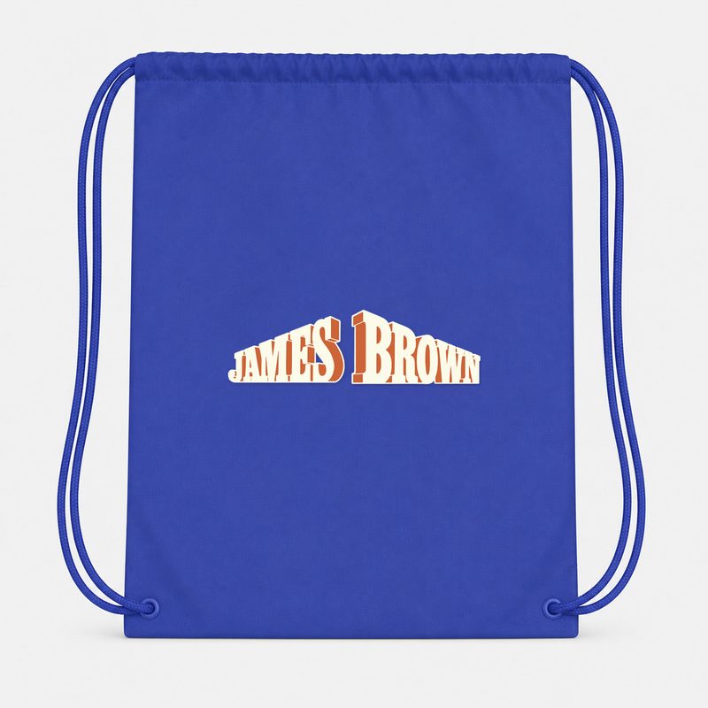 James Brown Drawstring Bag - Blue