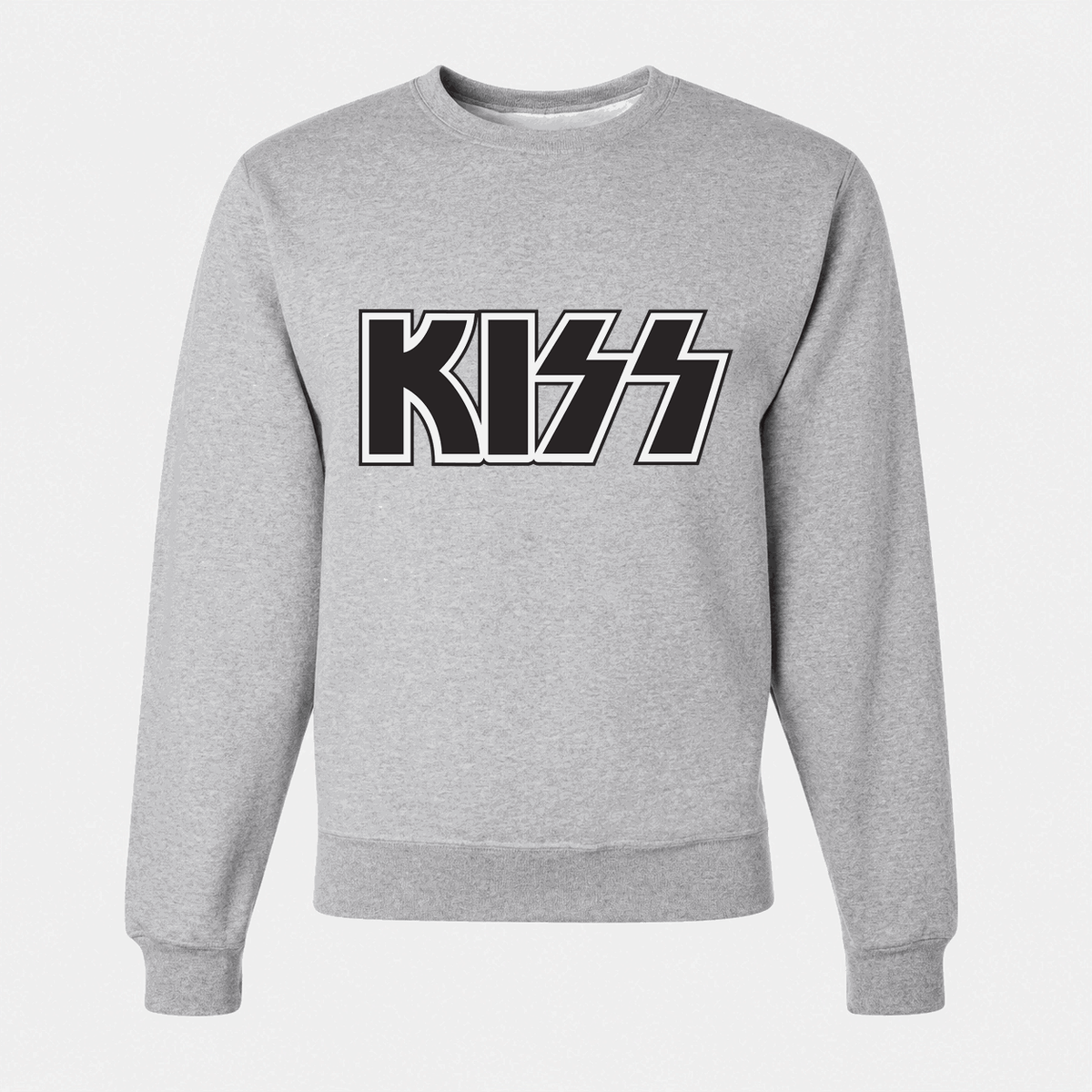 Men's KISS Crewneck Sweatshirt - Gray