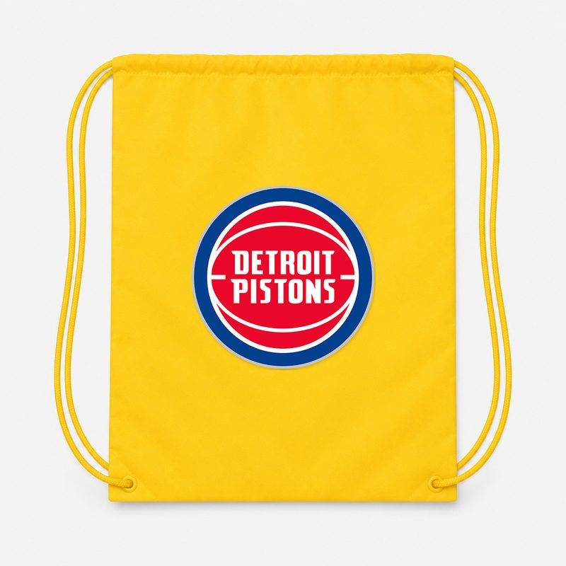 Detroit Pistons Drawstring Bag - Yellow