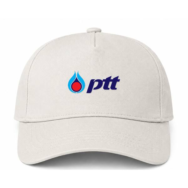 PTT Logo Beige Dad Baseball Cap Hat