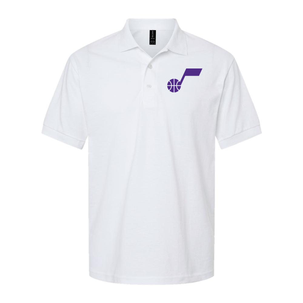 Men's Utah Jazz Dry Blend Polo - White