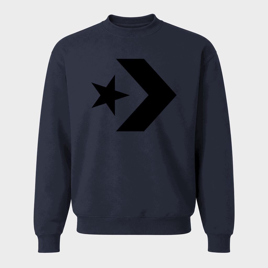 Men's Converse Crewneck Sweatshirt - Navy