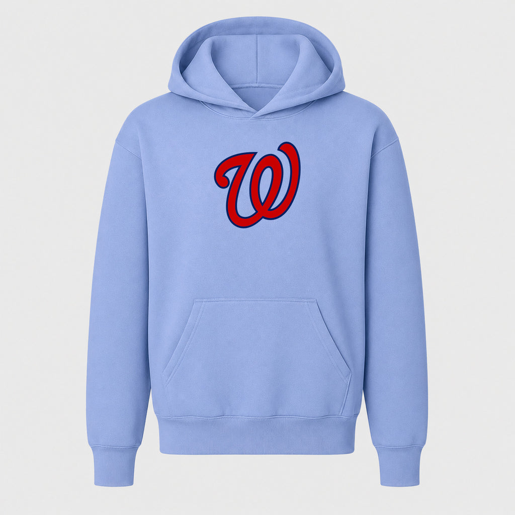 Youth Washington Nationals Pullover Hoodie - Light Blue