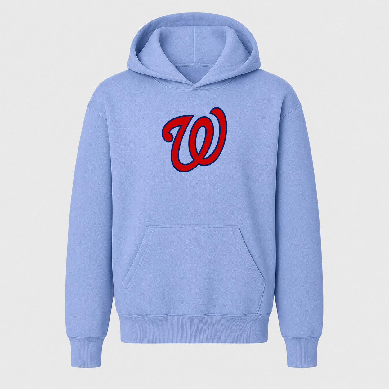 Youth Washington Nationals Pullover Hoodie - Light Blue
