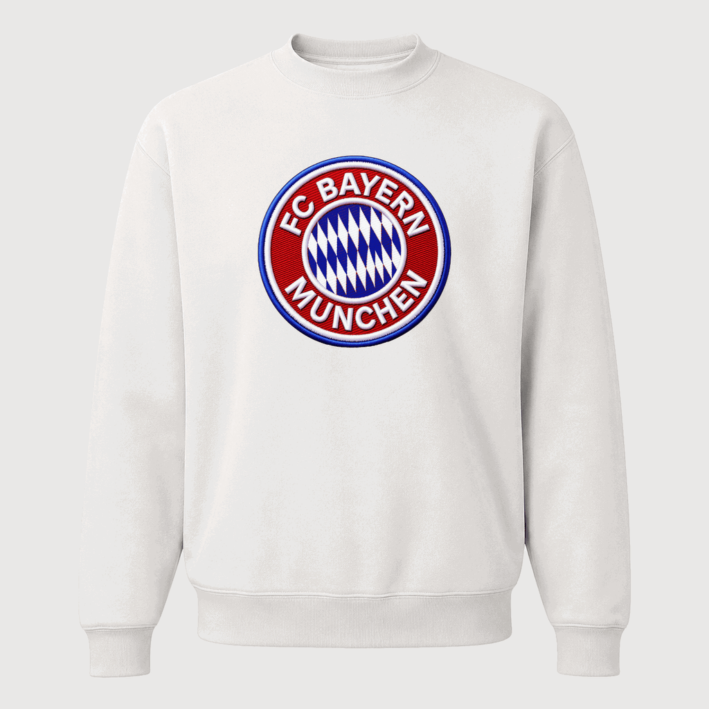 Men's FC Bayern Munich Soccer Crewneck Sweatshirt - White