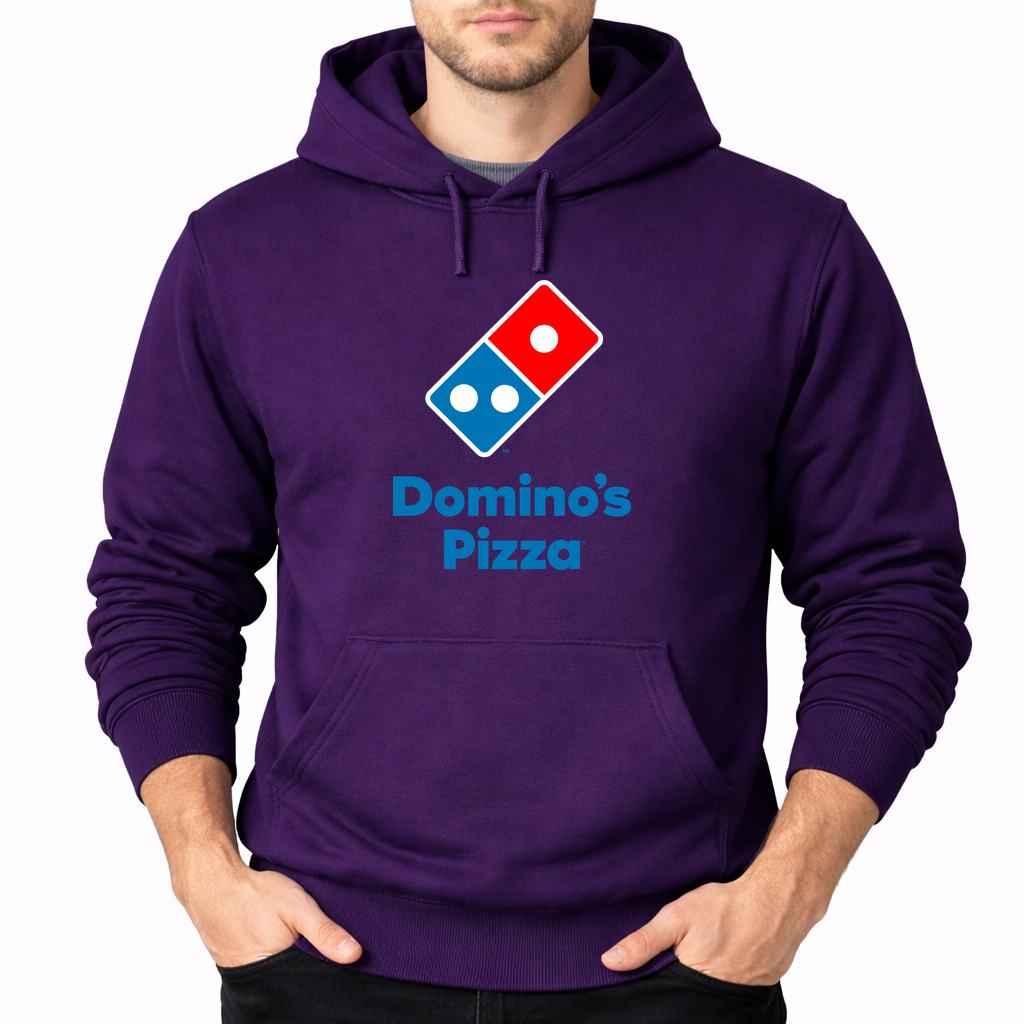 Men's Domino's Pizza Pullover Hoodie - Purple