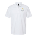 Men's Olympics 2024 Paris Black Logo Dry Blend Polo - White