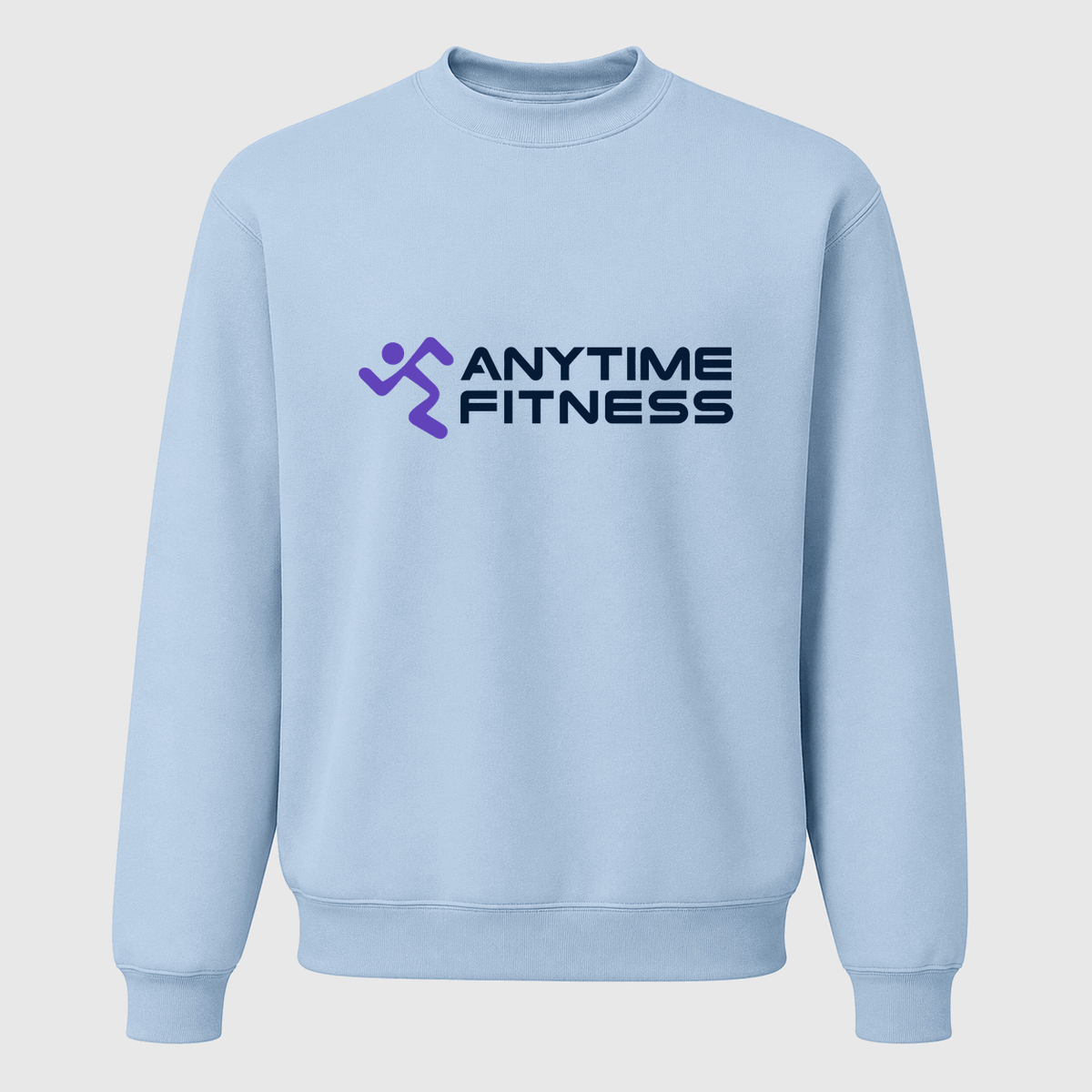 Men's Anytime Fitness Crewneck Sweatshirt - Sky Blue
