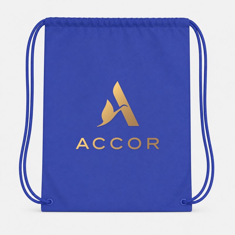 Accor Drawstring Bag - Blue