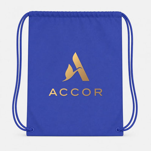 Accor Drawstring Bag - Blue
