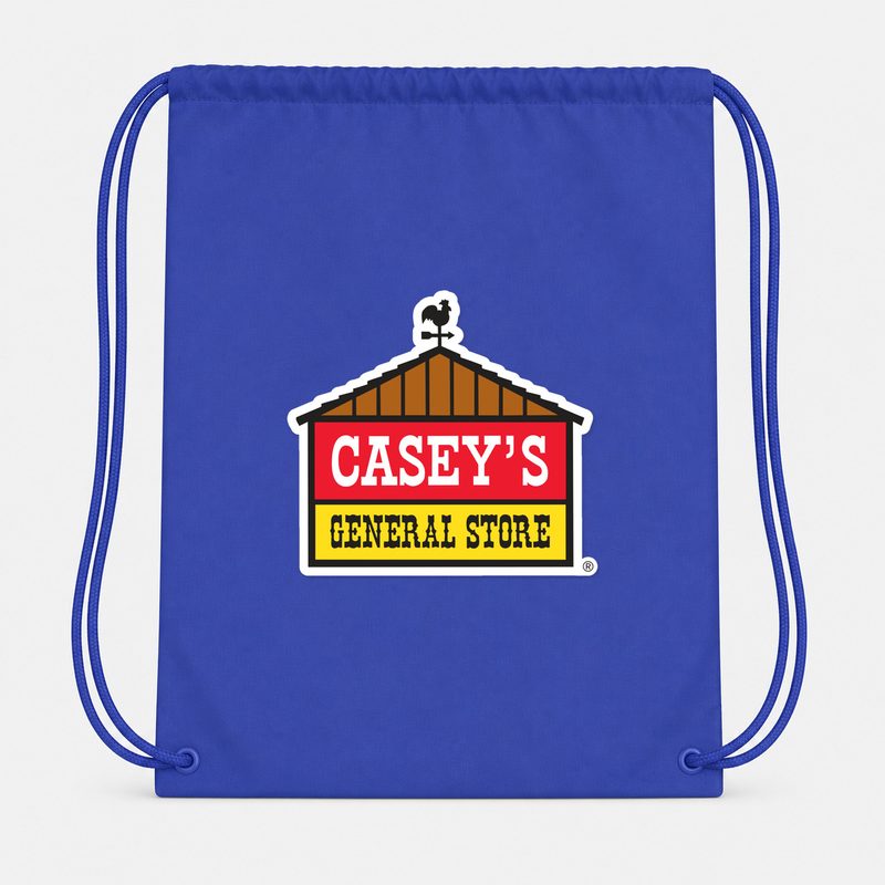Caseys General Stores Drawstring Bag - Blue
