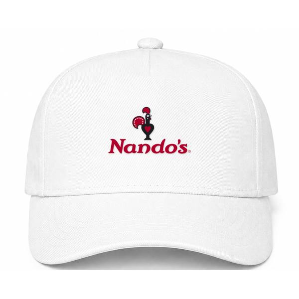 Nando's Logo White Dad Baseball Cap Hat