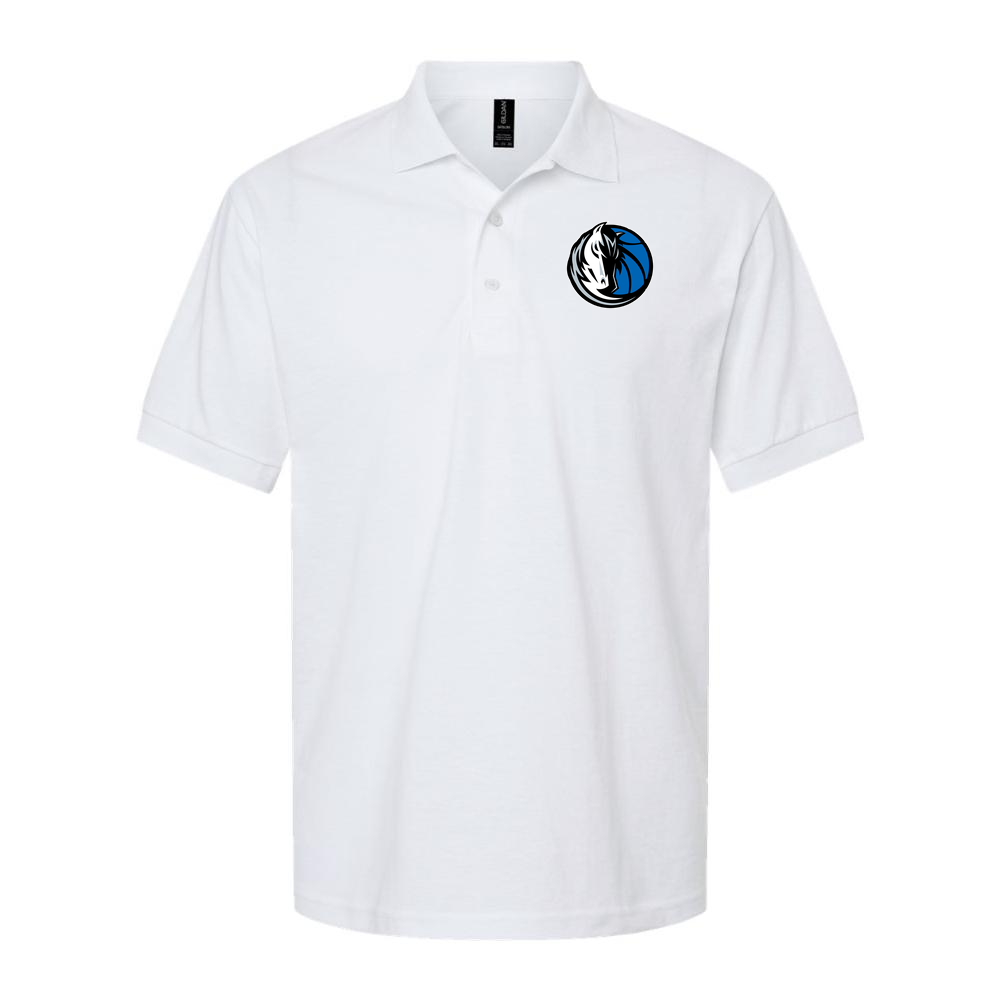 Men's Dallas Mavericks Dry Blend Polo - White