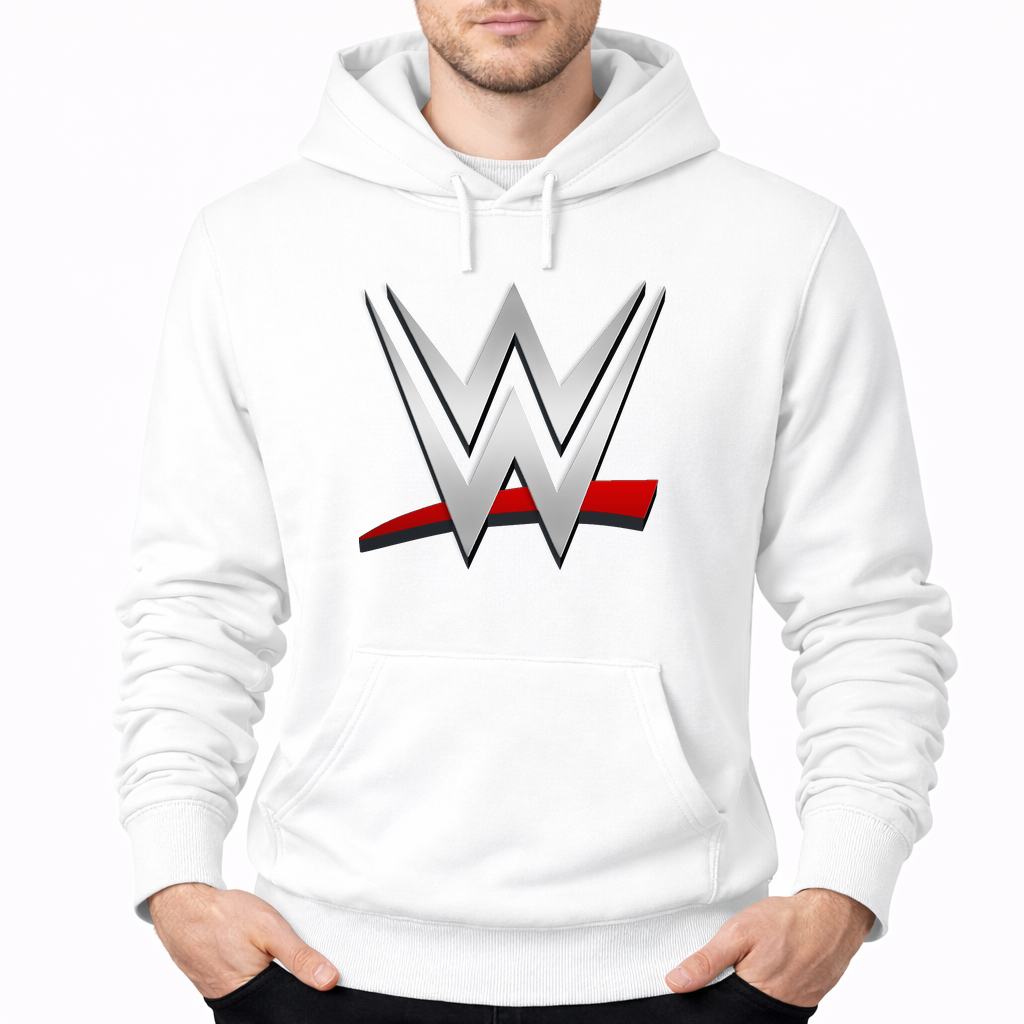 Men's WWE Wrestling Pullover Hoodie - White