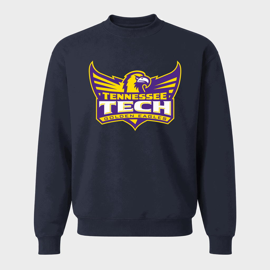 Men's Tennessee Tech Golden Eagles Crewneck Sweatshirt - Navy