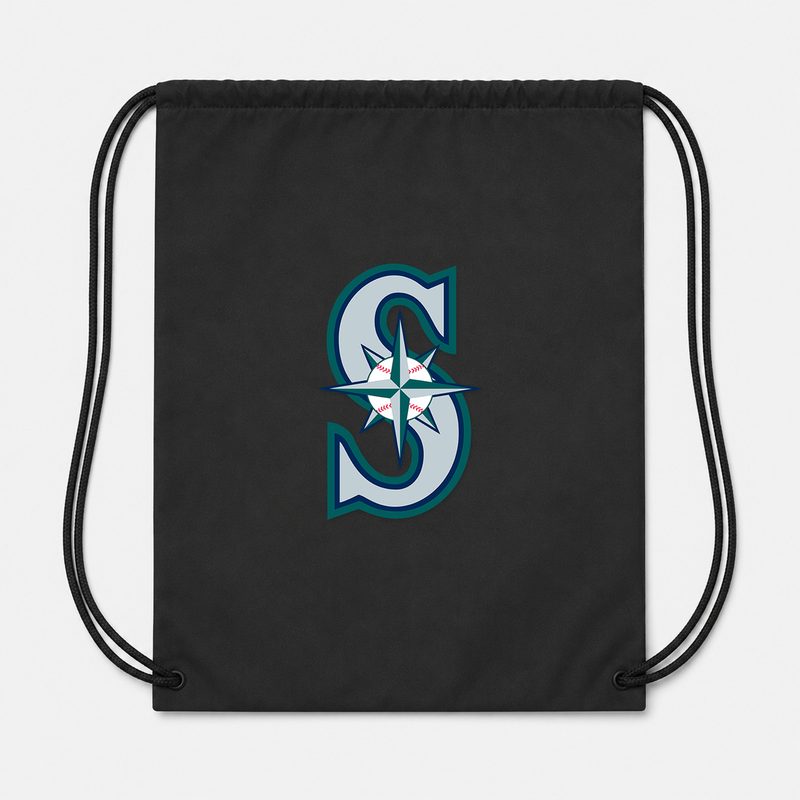 Seattle Mariners Drawstring Bag - Black