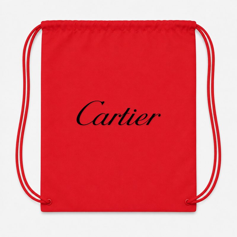 Cartier Drawstring Bag - Red