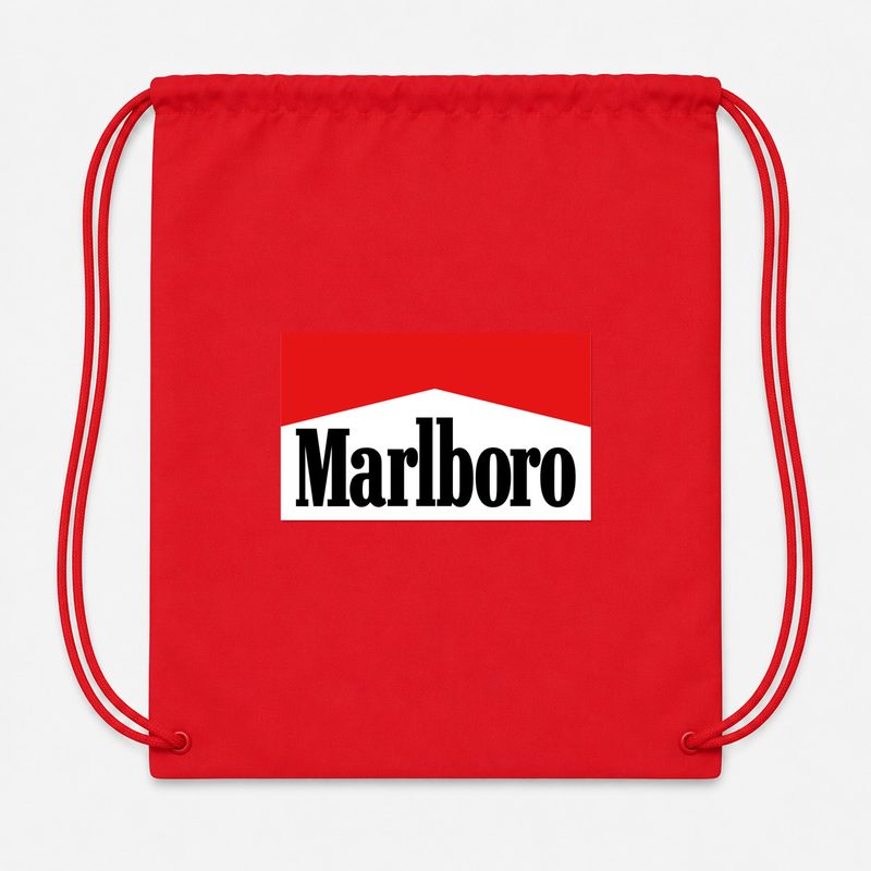 Marlboro Drawstring Bag - Red