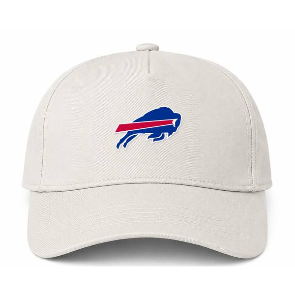 Buffalo Bills NFL Logo Beige Dad Baseball Cap Hat